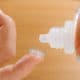 person putting contact solution onto contact lens, contact prescription Western MA, contact prescription Springfield MA, contact prescription Chicopee MA